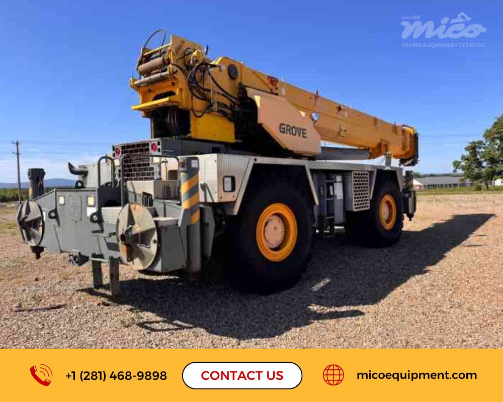 Used Grove Rough Terrain Crane for Sale in HOUSTON, TEXAS